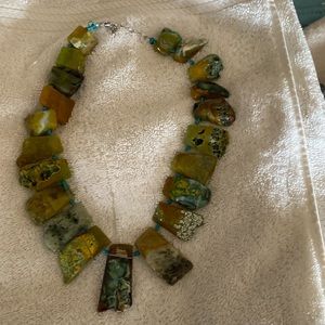 Navajo stunning rock necklace